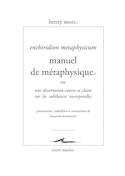Manuel de métaphysique